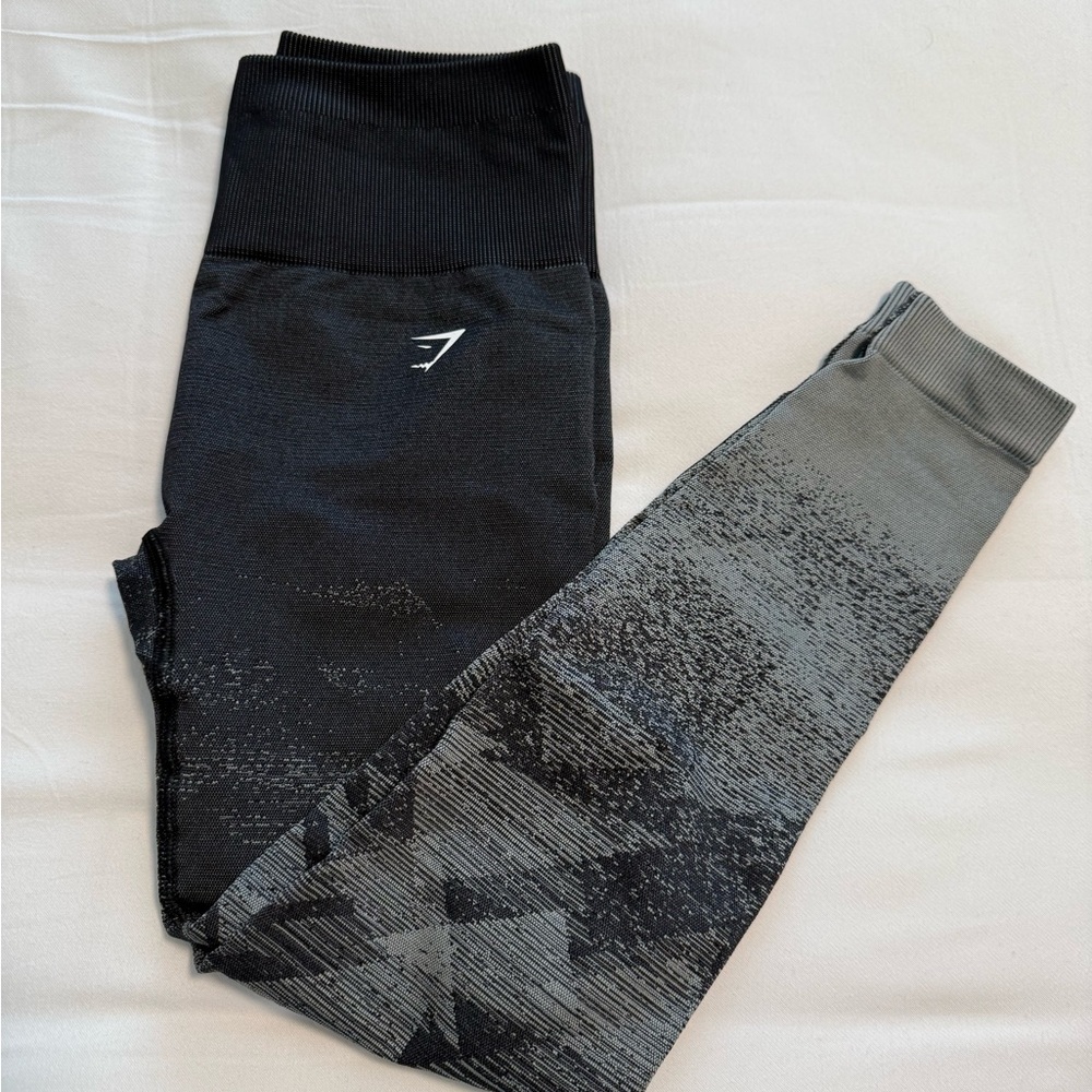 Gymshark Black and Gray Leggings